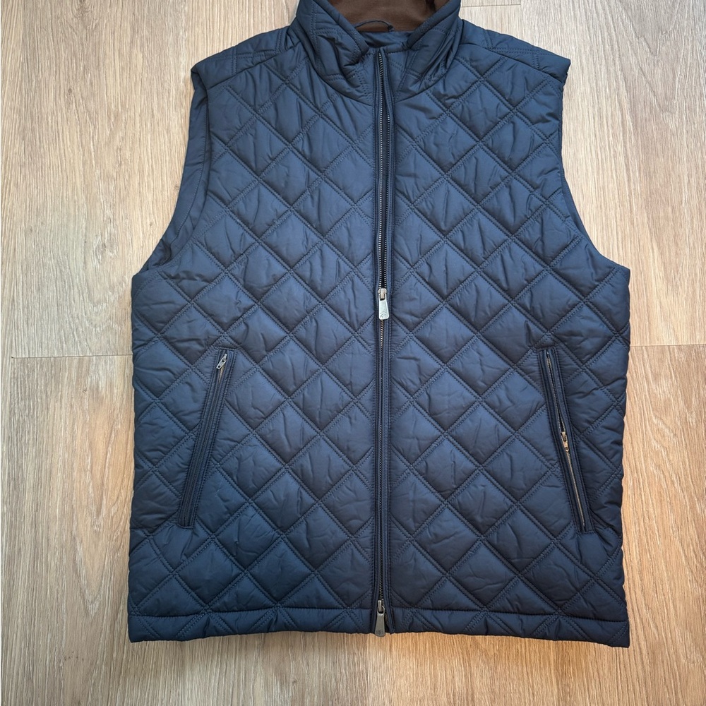 Men's Brooks Brothers Quilted Navy Vest